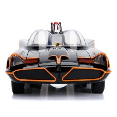 ماشین کلاسیک Batmobile و فیگورهای فلزی رابین و بتمن با مقیاس 1:18 به همراه افکت نوری, image 8