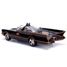 ماشین کلاسیک Batmobile و فیگورهای فلزی رابین و بتمن با مقیاس 1:18, image 11