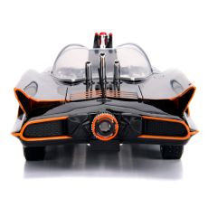 ماشین کلاسیک Batmobile و فیگورهای فلزی رابین و بتمن با مقیاس 1:18 به همراه افکت نوری, image 12