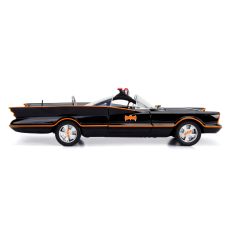 ماشین کلاسیک Batmobile و فیگورهای فلزی رابین و بتمن با مقیاس 1:18, image 14