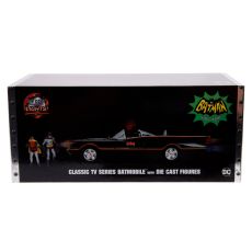 ماشین کلاسیک Batmobile و فیگورهای فلزی رابین و بتمن با مقیاس 1:18, image 21