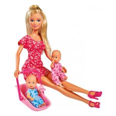 عروسک 29 سانتی Steffi Love به همراه دو نوزاد مدل Baby Sitter, image 2