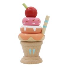 حلقه های رنگی چوبی پیکاردو مدل بستنی صورتی, تنوع: BZ-44-H-PD-Pink, image 