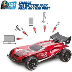 ماشین کنترلی Hot Wheels مدل Gator با مقیاس 1:10, image 3