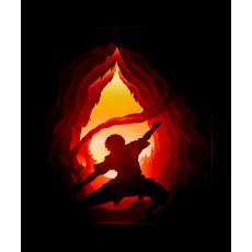 تابلو نورانی رقص با آتش, image 2
