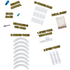 پیست لوله ای ماشین کنترلی Zoom Tubes Car Trax, image 5