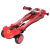 اسکوتر جمع شو Ferrari با چرخ های چراغ دار مدل قرمز, image 3
