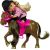 ست عروسک و اسب قهوه ای Evi Pony, تنوع: 105737464-Pony Brown, image 4