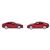 پک تکی ماشين پورشه قرمز  Taycan Turbo S, تنوع: 212053153-Porsche Taycan Red, image 2