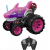 ماشین کنترلی 5 چرخ Shark Monster Truck طرح کوسه صورتی Crazon با مقیاس 1:14, image 5