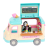 ماشین بستنی فروشی اسکوپز عروسک های خانواده Li'l Woodzeez, image 4