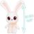 عروسک 30 سانتی خرگوش پولیشی پیکبو سفید, تنوع: 88948-IMC-White, image 7