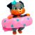 عروسک هاپو شناور Bloopies مدل Kira, تنوع: 88849-Kira, image 2