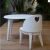 صندلی قلبی سفید چوبی کاما, تنوع: 11011-CM-Chair, image 3