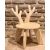 صندلی گوزن چوبی کاما, تنوع: 13001-CM-Deer Chair, image 