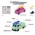 پک دوتایی ماشين های ماجراجویی Majorette مدل Volkswagen, تنوع: 212055006-Pink and Green, image 3