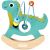 مهره و میله چوبی مدل دایناسور Little Tikes, تنوع: 651182 - Dino, image 4