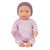 عروسک نوزاد 35 سانتی LullaBaby با لباس یاسی خال خالی, image 7