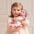 عروسک نوزاد 35 سانتی LullaBaby با لباس یاسی خال خالی, image 2