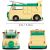 ماشین فلزی Party Wagon لاک پشت های نینجا با مقیاس 1:32, image 6