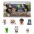 ست 7 تایی فیگورهای Minecraft مدل Overworld Battle Pack, image 