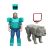 پک 2 تایی اکشن فیگورهای Minecraft مدل Man's Best Wolf, image 3