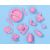 ست عروسک 29 سانتی Steffi Love مدل Sunshine Twins به همراه 2 کودک با لباس صورتی, تنوع: 105738060-Pink, image 5