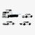 پک 3 تایی ماشین های Premium به همراه کامیون Hot Wheels مدل Nissan, image 2