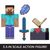 فیگور Minecraft مدل Steve به همراه اکسسوری, تنوع: HLN39-Steve, image 2