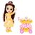 عروسک 35 سانتی پرنسس بل به همراه ترولی چای خوری Disney Princess, image 2