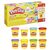 پک 8 تایی خمیربازی Play Doh مدل رنگین کمان, تنوع: G0513-Rainbow, image 
