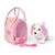 کیف دستی مخملی پوچی پاپس Pucci Pups به همراه هاپو مالتیز, image 