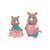 خانواده 4 نفری کرگدن های Li'l Woodzeez مدل Rumbles Rhino, image 4