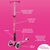اسکوتر مکسی دلوکس جمع شو مایکرو Micro با چرخ های چراغ دار مدل صورتی, تنوع: MMD096-Pink, image 9