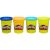 پک 4 تایی خمیربازی Play Doh (آبی پر رنگ-نارنجی-آبی کم رنگ-زرد), تنوع: B5517EU4-4 Colors Fish, image 2