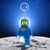 جاکلیدی 7 سانتی چراغ دار فضانورد لگویی با لباس آبی IQ Lego, تنوع: 53541P-Blue, image 2