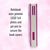 دفترچه یادداشت قفل دار و خودکار ژله ای بنفش IQ, تنوع: 53696-Purple, image 7