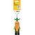 جاکلیدی 7 سانتی چراغ دار پسر لگویی با لباس هویج IQ Lego, تنوع: 53683P-Carrot, image 