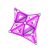 بازی مغناطیسی 68 قطعه‌ای جیومگ مدل Pink, image 7