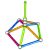 بازی مغناطیسی 30 قطعه‌ای جیومگ مدل Glitter, image 12