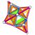 بازی مغناطیسی 68 قطعه‌ای جیومگ مدل Glitter, image 10