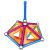 بازی مغناطیسی 68 قطعه‌ای جیومگ مدل Glitter, image 13