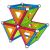 بازی مغناطیسی 68 قطعه‌ای جیومگ مدل Glitter, image 6