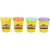 پک 4 تایی خمیربازی Play Doh (کرم - صورتی - آبی - بنفش), تنوع: B5517EU4-4 Colors Ice Cream, image 2
