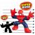 عروسک فشاری گو جیت زو Goo Jit Zu مدل اسپایدرمن Super Sized, image 3