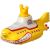 زیردریایی Hot Wheels سری Retro Entertainment مدل The Beatles Yellow Submarine, image 2