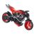 موتور Hot Wheels مدل X-Blade قرمز با مقیاس 1:18, تنوع: X4221-X-Blade Red, image 2