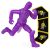 فیگور 10 سانتی جوکر با 3 اکسسوری شانسی (The purple Joker), image 2