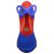 سه‌چرخه لوپ کار با چرخ‌های چراغ‌ دار مدل قرمز آبی کاربنی, تنوع: 1201PF-Blue, image 4
