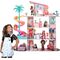 خانه 360 درجه چوبی عروسک های LOL OMG با 85 سوپرایز مدل Fashion House, image 